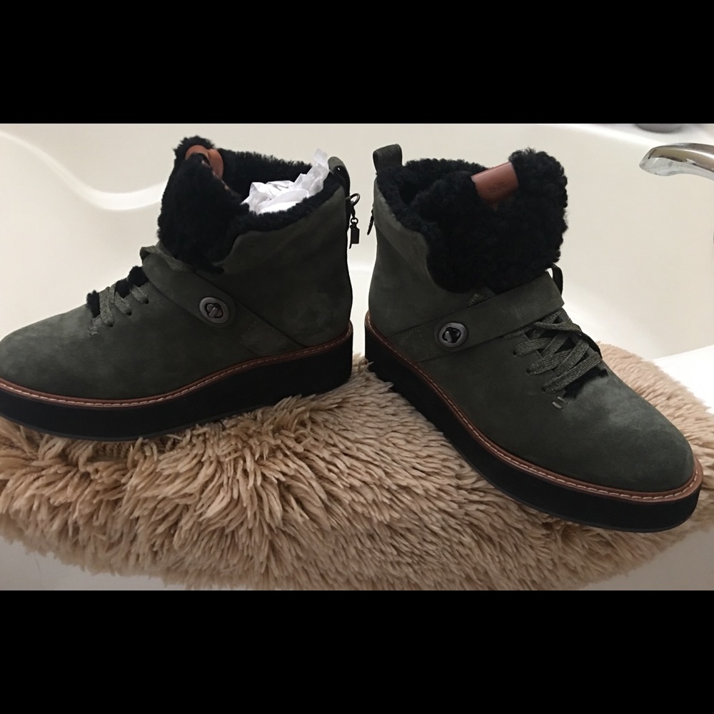 Coach hiker boots